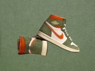 Air Jordan 1 High Craft 'Celadon' Sneakers (Image via Nike)